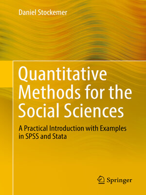 cover image of Quantitative Methods for the Social Sciences